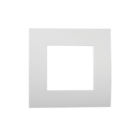 Jednoduchý horizontálny rámik na povrchovú montáž pre zásuvku biely OFFICE Kanlux