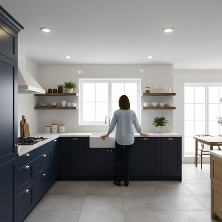 LED MR16 Kruhové biele svietidlo AQUS Lumiled Halogénové svietidlo na zapustenú montáž