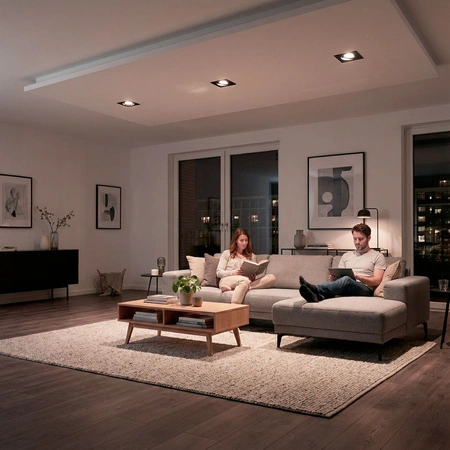 Svietidlo HALOGEN GU10 MR16 Square Black CASSIO LUMILED