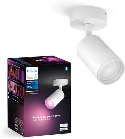 LED stropné svetloreflektorom 4,2 W 400 lm IP20 Biela a farebná atmosféra RGB + TW White Smart SMART Zigbee Bluetooth Fugato Philips HUE