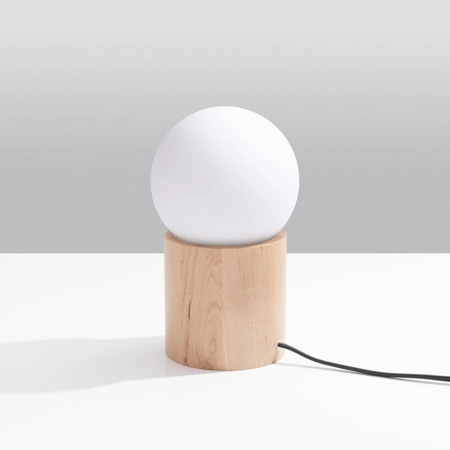 Stolová nočná lampa G9 Geometric Brown Modern Boomo Sollux