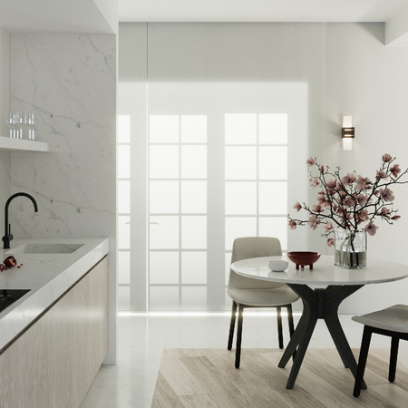 Nástenné svietidlo Nástenné svietidlo G9 Square Black Modern Loreto Sollux