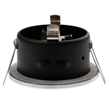 LED MR16 Kruhové chrómové svietidlo AQUS Lumiled Flush Mount Halogenové svietidlo