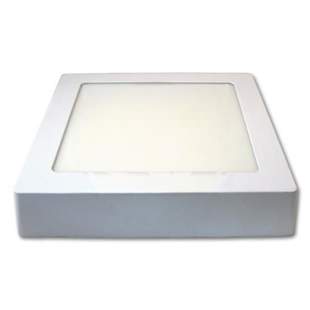 LED panelové stropné svietidlo 12W 960lm 6500K studená biela povrchová montáž Square White Proma Masterled