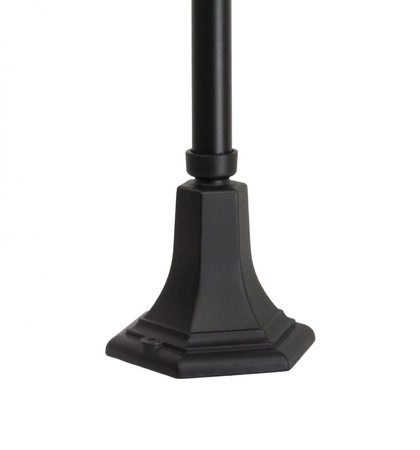 Záhradná lampa Vonkajšia stĺpová lampa E27 Retro Classic K 5002/2 114cm čierna Su-Ma