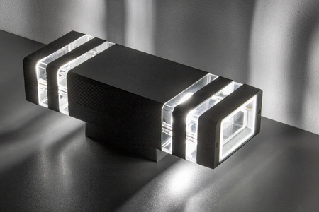 Záhradné svietidlo Vonkajšie fasádne nástenné svietidlo GU10 120° čierne IP54 Inez Masterled