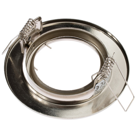 Svietidlo HALOGEN na zapustenú montáž Pohyblivé okrúhle svietidlo GU10 MR16 Satin sheet