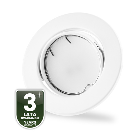 Svietidlo HALOGEN na zapustenú montáž Pohyblivé kruhové svietidlo AURELI White Sheet MR16 GU10