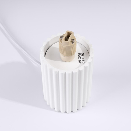 Stolná stolová lampa G9 Round White Modern Matte Halo Sollux