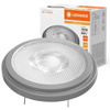 LED žiarovka G53 reflektor AR111 13,5W = 100W 950lm 2700K teplá biela 24° CRI97 12V Stmievateľná Ledvance