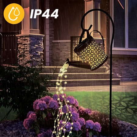 Solární LED Zahradní Lampa Zapichovací Konev ROSA Měděná IP44 3000K LUMILED