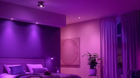 Zapustená LED dióda na zapustenie 4,2 W 400 lm IP20 Biela a farebná Ambiance RGB + TW Aluminium Smart SMART Zigbee Bluetooth Centura Philips HUE