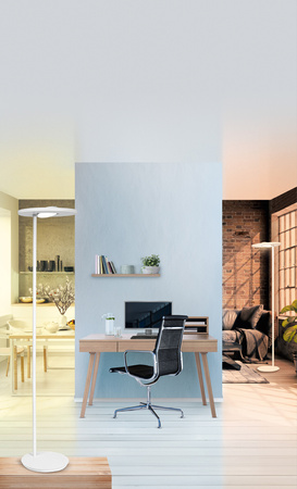 Stojaca LED lampa 41W 2000lm CCT Stmievateľná biela SMART+ WiFi Sun@Home Ledvance