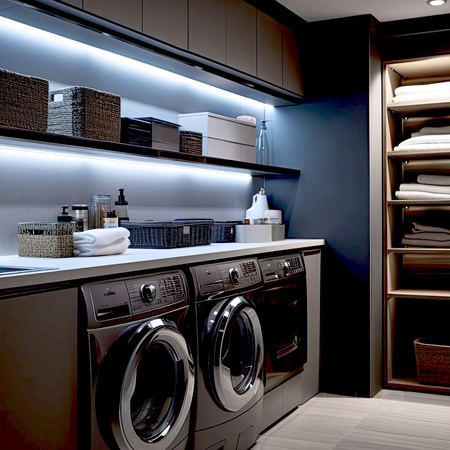 Vonkajší LED pásik 5W 475lm 6500 studená biela 1600LED 12V 5m IP65 CRI90 Tramo Premium Kobi