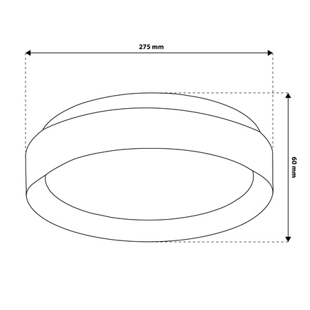 Plafond LED povrchové stropné svietidlo WOODY 18W 4000K Round IP44 27cm LUMILED