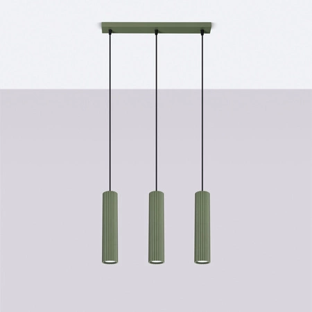 Tuba Spot 3x GU10 Olive Carbon Deep Space SL.1613 Závesné svietidlo Sollux