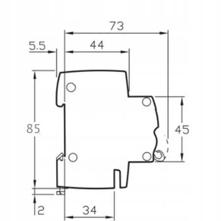 Izolovaný odpojovač 4P 100A IP20 415V Schneider