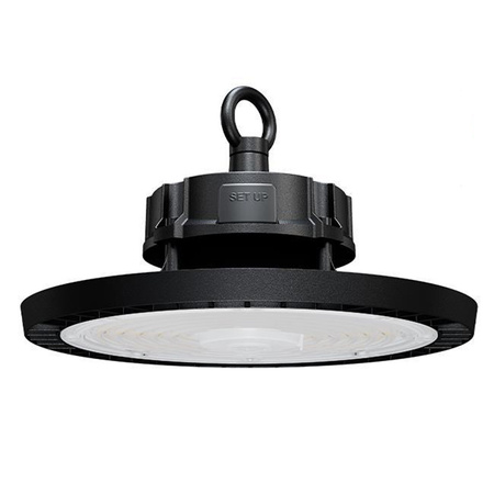 Priemyselná lampa LED High Bay 150W 22500lm 4000K Neutral 90° Stmievateľná čierna IP65 Masterled
