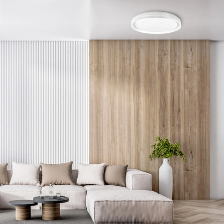 Plafond LED stropné svietidlo 48W 5200lm CCT 120° biela IP44 Pilot stmievateľné Eliza Sanico Goldlux