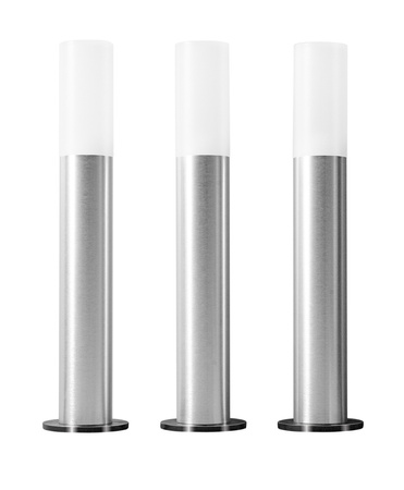 3x LED záhradný stĺp vonkajší stojaci 3W 420lm RGBW 3P stmievateľný IP65 sivý SMART+ ZigBee Záhrada Ledvance