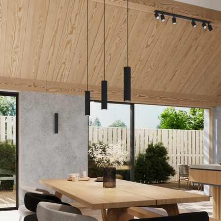 Tuba Spot 3x GU10 Black Carbon Deep Space SL.1576 Sollux Závesné svietidlo