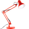 Stolová kresliaca lampa E27 TOBI Red Lumiled + stolový držiak