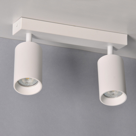 Nástenné a stropné bodové svietidlo 2x GU10 White Gold MARIBEL Sanico Goldlux