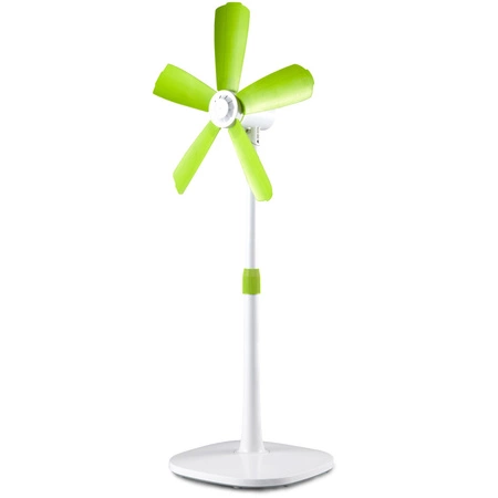 Stojanový ventilátor Cirkulačné čerpadlo vzduchu Tichý podlahový ventilátor Zelená a biela