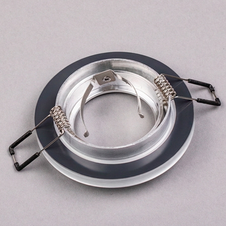 ARIAN MR16 GU10 LUMILED Stropné sklenené halogénové svietidlo Kruhové pohyblivé čierne