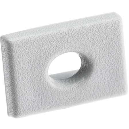 Profilový uzáver KM33 s otvorom sivý plast