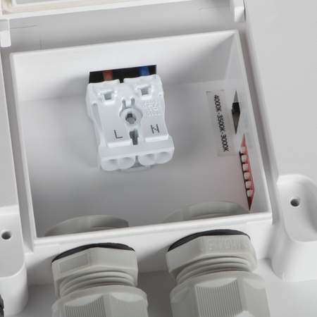 Plafond LED stropné svietidlo Senzor pohybu Povrchová montáž 30W 3530lm CCT IP65 biela BENO KANLUX