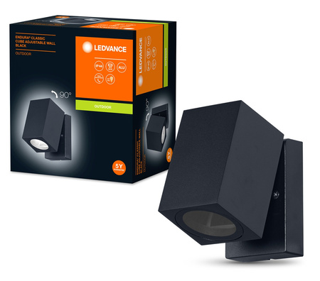 LED GU10 IP44 IK04 Black Endura Ledvance vonkajšie záhradné svetlo