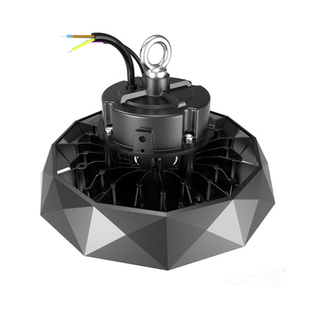 Priemyselné svietidlo LED High Bay 100W 18000lm 4000K neutrálna biela čierny IP65 IK09 Anica Pro Kobi