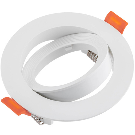 Sada halogénového svietidla VENTUS White Round + LED žiarovka GU10 6W studená biela 120° Lumiled