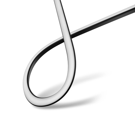 LED pás pre TV 75" Gradient 20W 1100lm IP20 Biela a farebná atmosféra RGB + TW Smart SMART Zigbee Bluetooth Gradient TV Strip Philips HUE