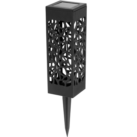 LED solárne záhradné svietidlo 3000K IP44 AZURE LUMILED Ažurový stĺp