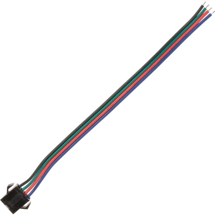 Konektor pre RGB LED pásik 4-PIN s 12 mm vodičom