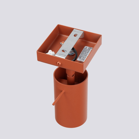 Nástenné svietidlo Reflektor Tuba Spot 1x GU10 Ochre Red Ring Bittersweet Shimmer SL.1506 Sollux