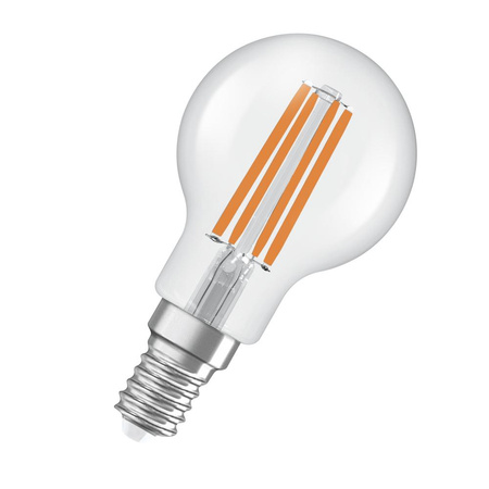 LED žiarovka P45 guľka E14 3,8W = 60W 806lm 2700K teplá biela 330° 213lm/W CLASSIC ENERGY EFFICIENCY Osram
