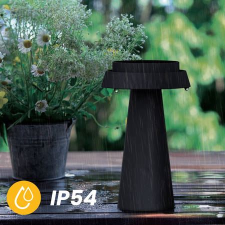 Solárna záhradná lampa LED Stojaca dekoratívna stolová lampa 1800-3000K USB-C 3 farby