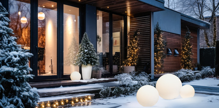 Záhradné svietidlo vonkajšie stojace E27 biele vodotesné IP44 CUMULUS S 6976 Nowodvorski