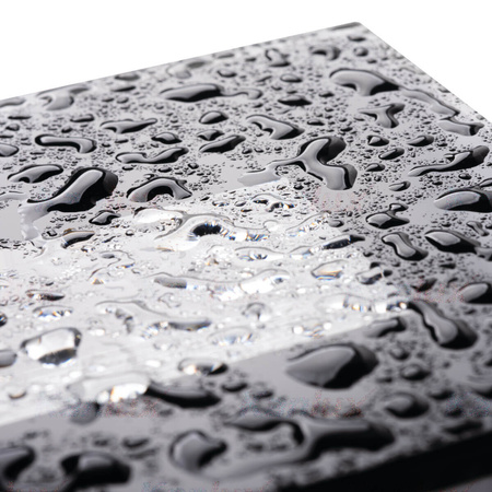 LED svietidlo na schodisko 3W 140lm 4000K, neutrálna biela 120° IP44 Obdĺžnikové svietidlo na zapustenie Čierna GLASI Kanlux