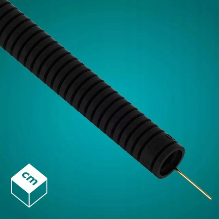 RKGS 16mm 750N vlnitá rúra s pilotom na ochranu káblov 25m čierna AKS ZIELONKA