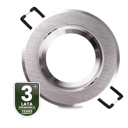 Halogénové stropné svietidlo na zapustenú montáž Okrúhle pohyblivé GU10 MR16 Silver TRIAM LUMILED