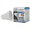 LED žiarovka reflektor MR11 3W 270lm 6500K studená biela 12V Ecolight