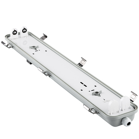 Ohňovzdorné svietidlo 150cm 2xT8 G13 IP65 + LED žiarivky 25W 4000K Lumiled