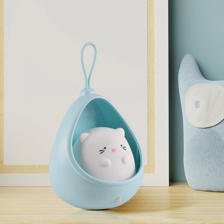 Dekoratívne LED dobíjacie svetlo 0,5W 3000K, teplá biela Blue Kitty Sanico Goldlux