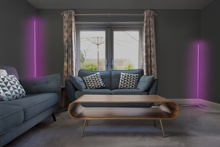 Inteligentná LED stojaca lampa 20W 700lm stmievateľná RGBW CCT Pilot 2m biela SMART+ WiFi podlahová rohová Ledvance