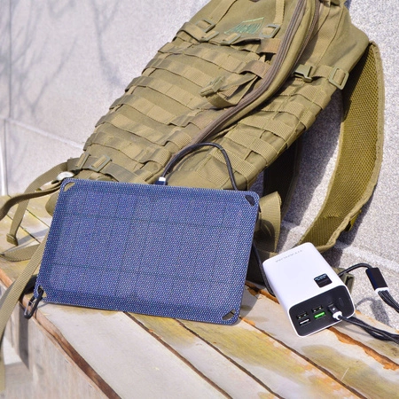 Prenosná solárna nabíjačka USB kábel 3v1 100cm 5W IP68 VIDEX