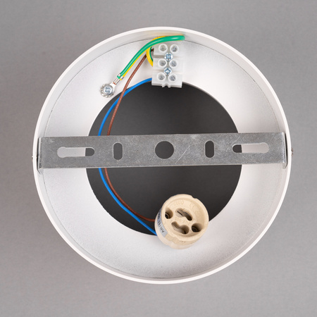 Povrchová montáž HALOGEN SPOT TUBA Movable GU10 ES111 Round White 100mm TELES LUMILED